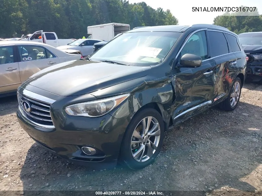 5N1AL0MN7DC316707 2013 Infiniti Jx35