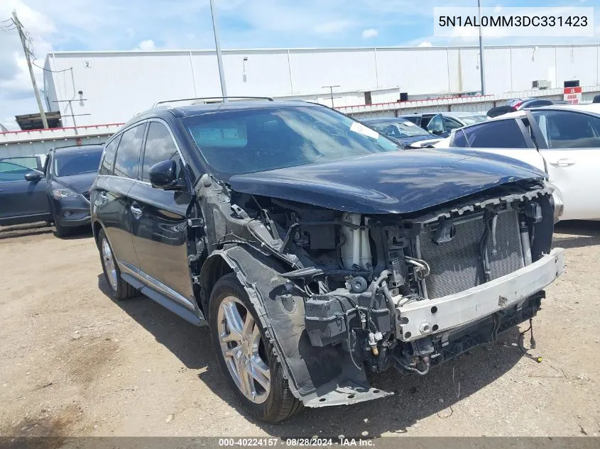 2013 Infiniti Jx35 VIN: 5N1AL0MM3DC331423 Lot: 40224157