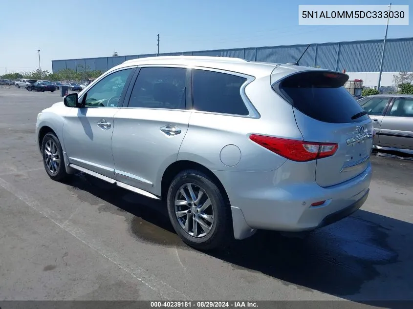 2013 Infiniti Jx35 VIN: 5N1AL0MM5DC333030 Lot: 40239181