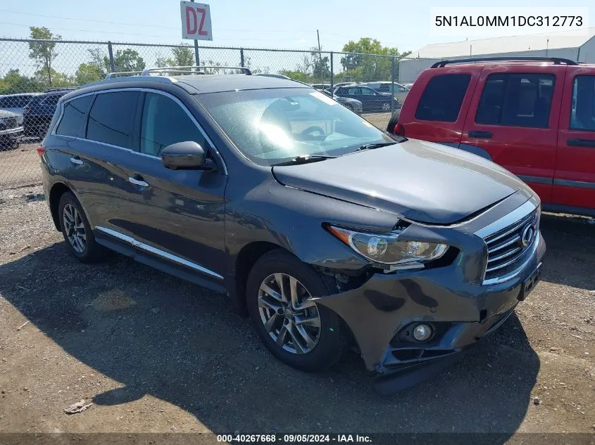 2013 Infiniti Jx35 VIN: 5N1AL0MM1DC312773 Lot: 40267668