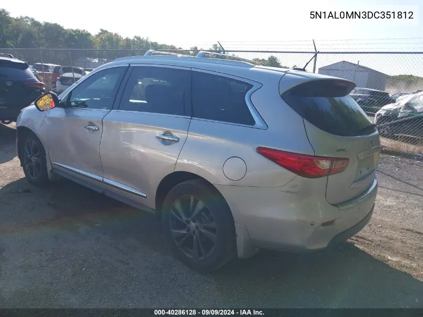 5N1AL0MN3DC351812 2013 Infiniti Jx35