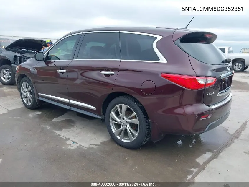 5N1AL0MM8DC352851 2013 Infiniti Jx35