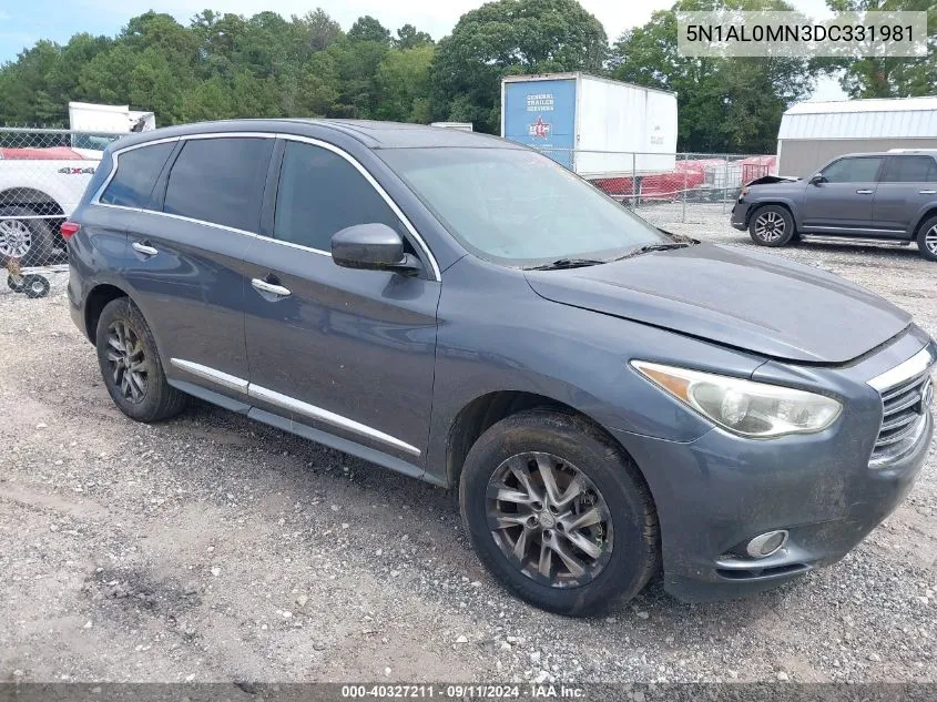 5N1AL0MN3DC331981 2013 Infiniti Jx35