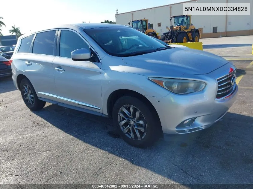 2013 Infiniti Jx35 VIN: 5N1AL0MNXDC334828 Lot: 40342802