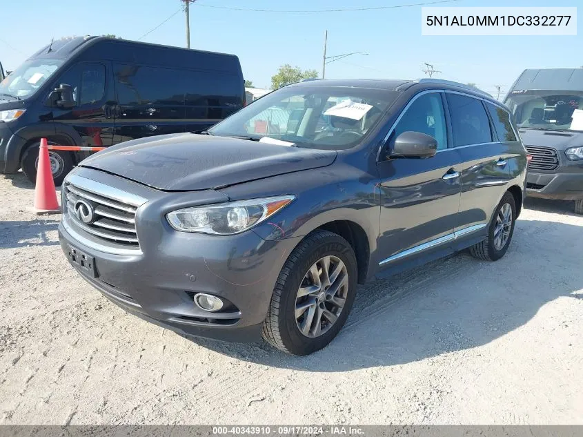 2013 Infiniti Jx35 VIN: 5N1AL0MM1DC332277 Lot: 40343910