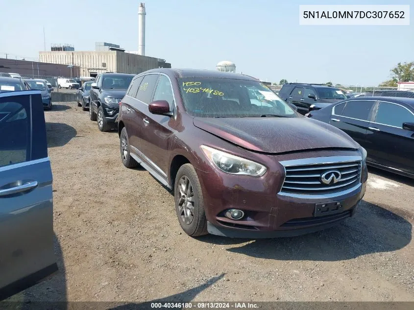 2013 Infiniti Jx35 VIN: 5N1AL0MN7DC307652 Lot: 40346180