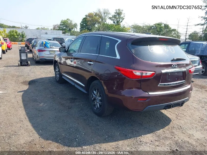 5N1AL0MN7DC307652 2013 Infiniti Jx35