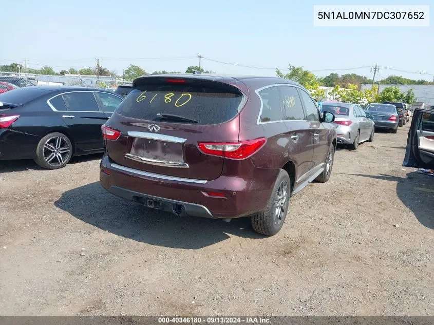 5N1AL0MN7DC307652 2013 Infiniti Jx35