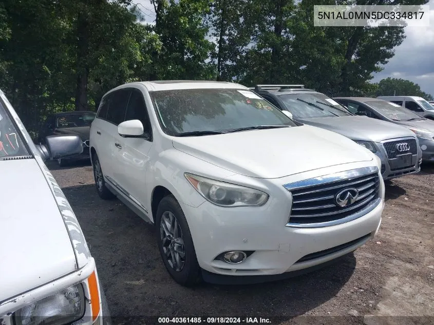 5N1AL0MN5DC334817 2013 Infiniti Jx35