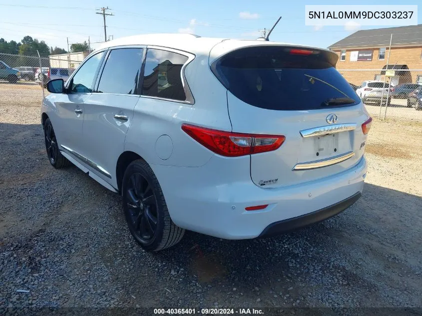 2013 Infiniti Jx35 VIN: 5N1AL0MM9DC303237 Lot: 40365401