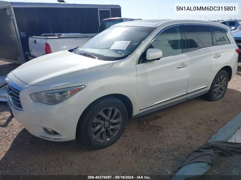 5N1AL0MM6DC315801 2013 Infiniti Jx35