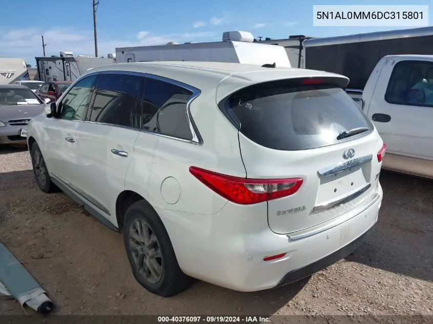 5N1AL0MM6DC315801 2013 Infiniti Jx35