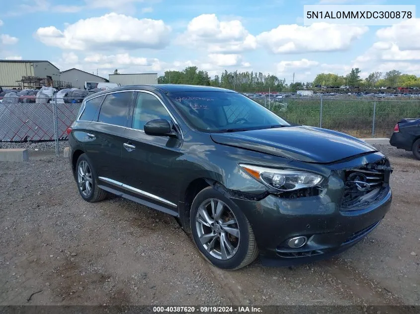 2013 Infiniti Jx35 VIN: 5N1AL0MMXDC300878 Lot: 40387620