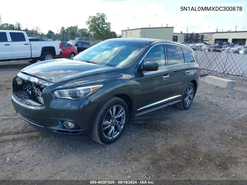 2013 Infiniti Jx35 VIN: 5N1AL0MMXDC300878 Lot: 40387620