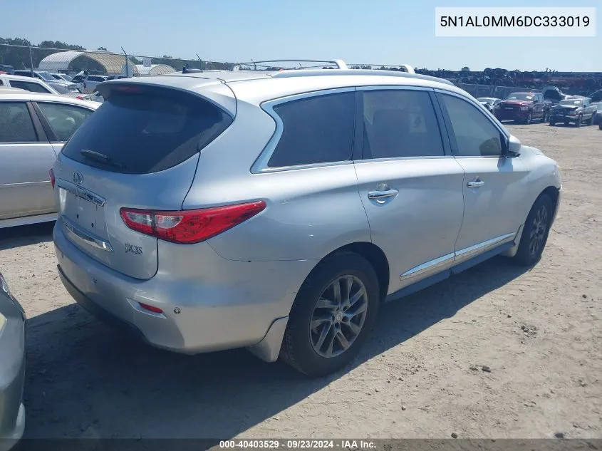 2013 Infiniti Jx35 VIN: 5N1AL0MM6DC333019 Lot: 40403529