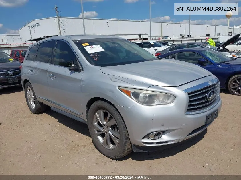 2013 Infiniti Jx35 VIN: 5N1AL0MM4DC302254 Lot: 40405772