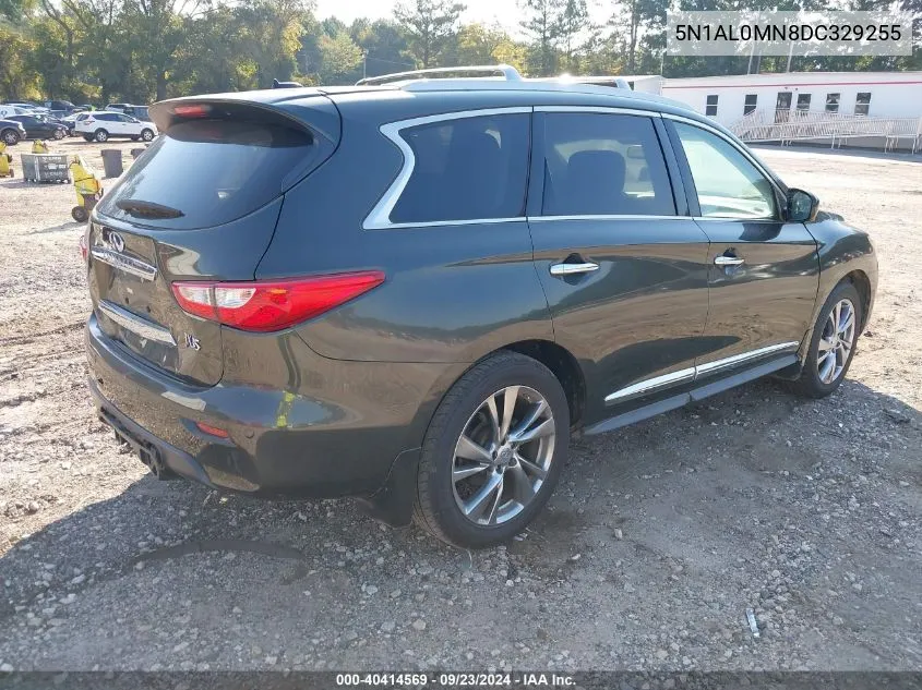 2013 Infiniti Jx35 VIN: 5N1AL0MN8DC329255 Lot: 40414569