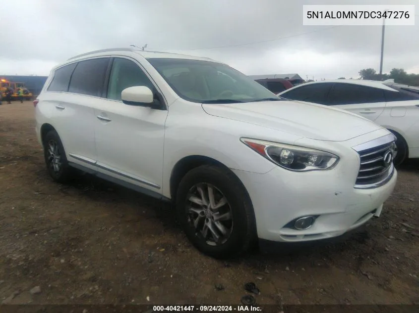 2013 Infiniti Jx35 VIN: 5N1AL0MN7DC347276 Lot: 40421447