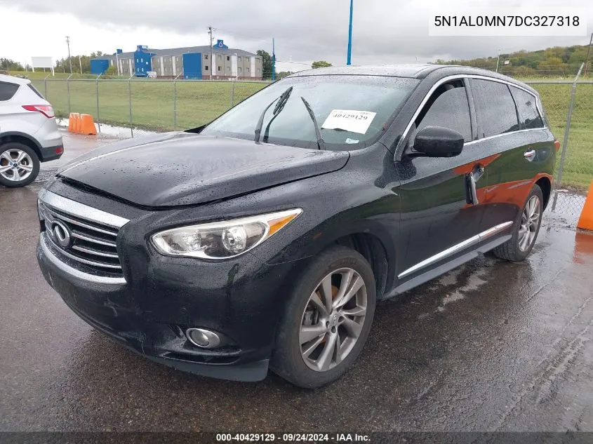 5N1AL0MN7DC327318 2013 Infiniti Jx35