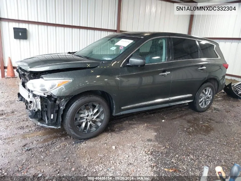 2013 Infiniti Jx35 VIN: 5N1AL0MNXDC332304 Lot: 40435154