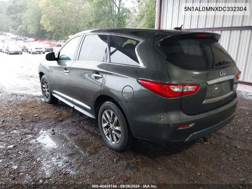 2013 Infiniti Jx35 VIN: 5N1AL0MNXDC332304 Lot: 40435154