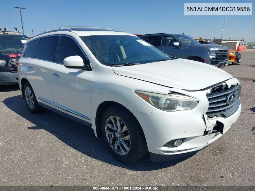 2013 Infiniti Jx35 VIN: 5N1AL0MM4DC319586 Lot: 40443071