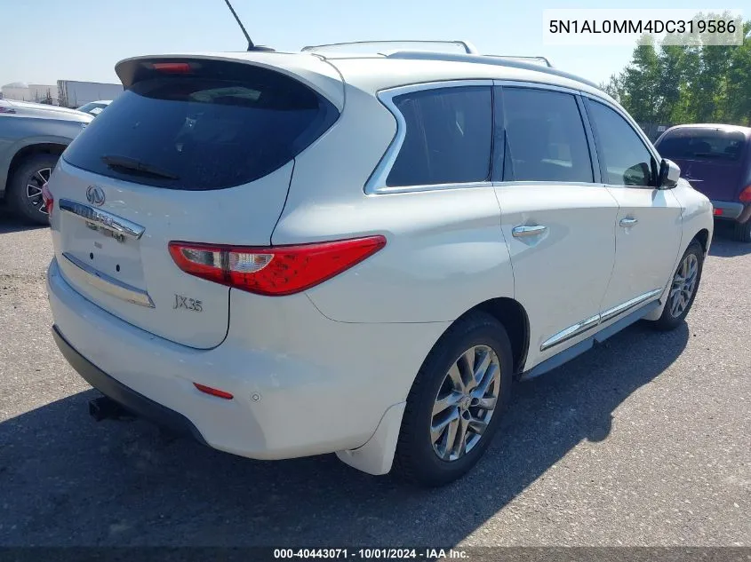 2013 Infiniti Jx35 VIN: 5N1AL0MM4DC319586 Lot: 40443071