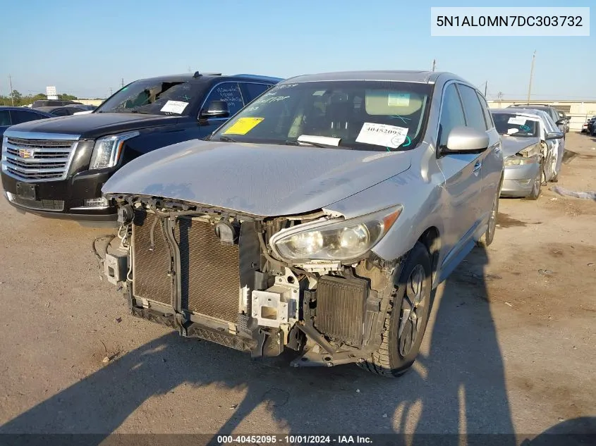 2013 Infiniti Jx35 VIN: 5N1AL0MN7DC303732 Lot: 40452095