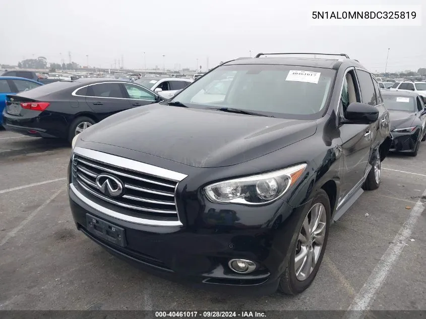 2013 Infiniti Jx35 VIN: 5N1AL0MN8DC325819 Lot: 40461017