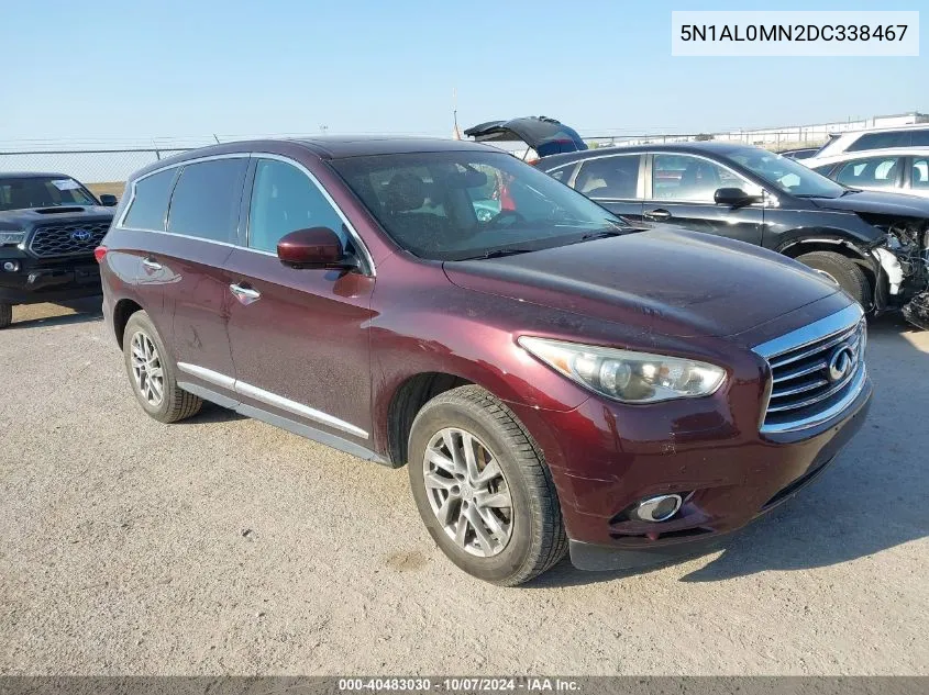 5N1AL0MN2DC338467 2013 Infiniti Jx35