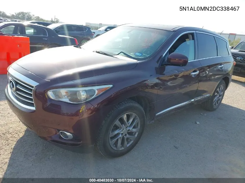 5N1AL0MN2DC338467 2013 Infiniti Jx35