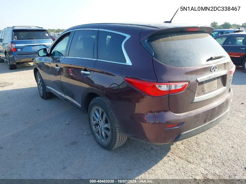 5N1AL0MN2DC338467 2013 Infiniti Jx35