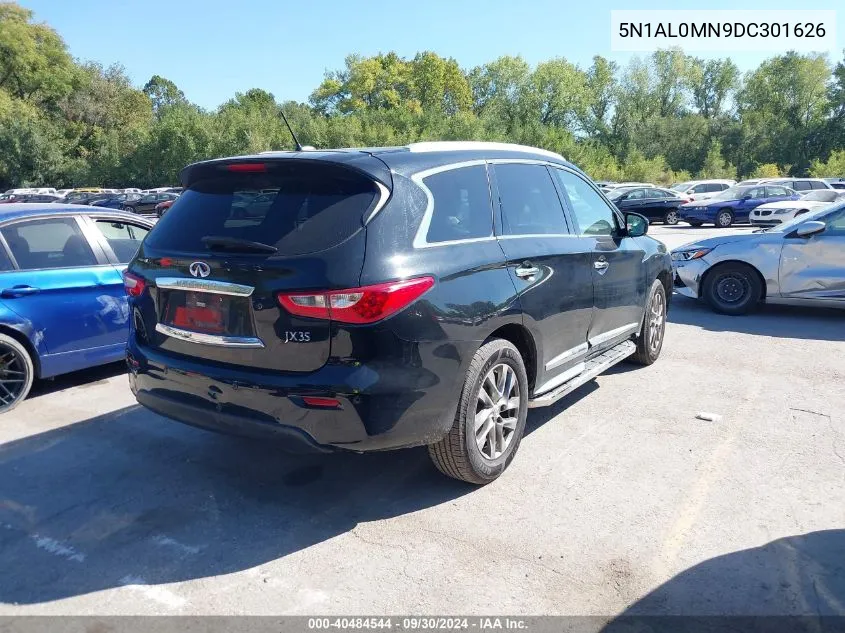 2013 Infiniti Jx35 VIN: 5N1AL0MN9DC301626 Lot: 40484544