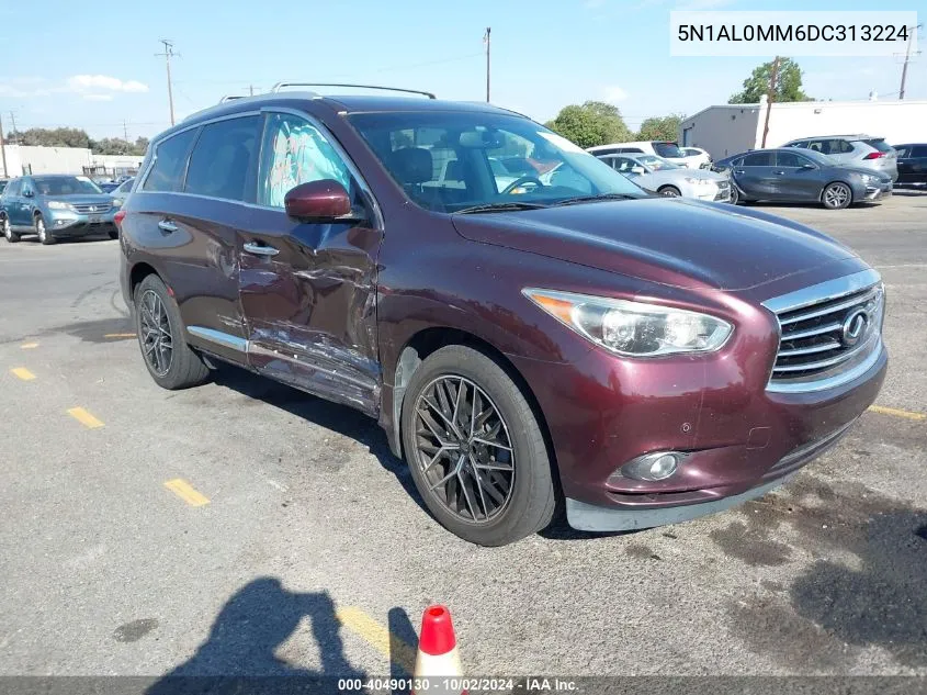 2013 Infiniti Jx35 VIN: 5N1AL0MM6DC313224 Lot: 40490130