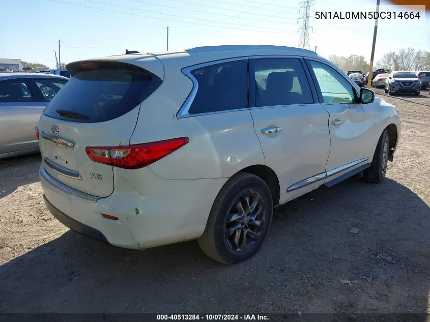 5N1AL0MN5DC314664 2013 Infiniti Jx