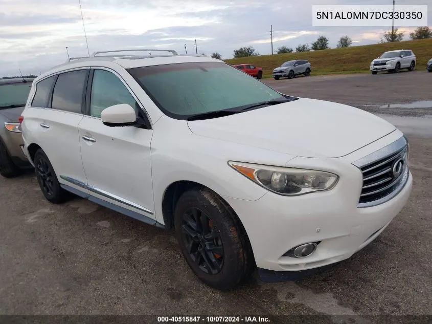 2013 Infiniti Jx35 VIN: 5N1AL0MN7DC330350 Lot: 40515847