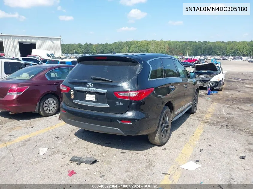 2013 Infiniti Jx35 VIN: 5N1AL0MN4DC305180 Lot: 40522364