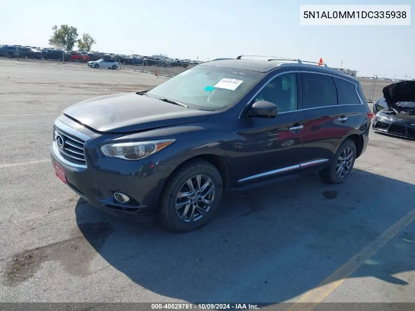 2013 Infiniti Jx35 VIN: 5N1AL0MM1DC335938 Lot: 40529781