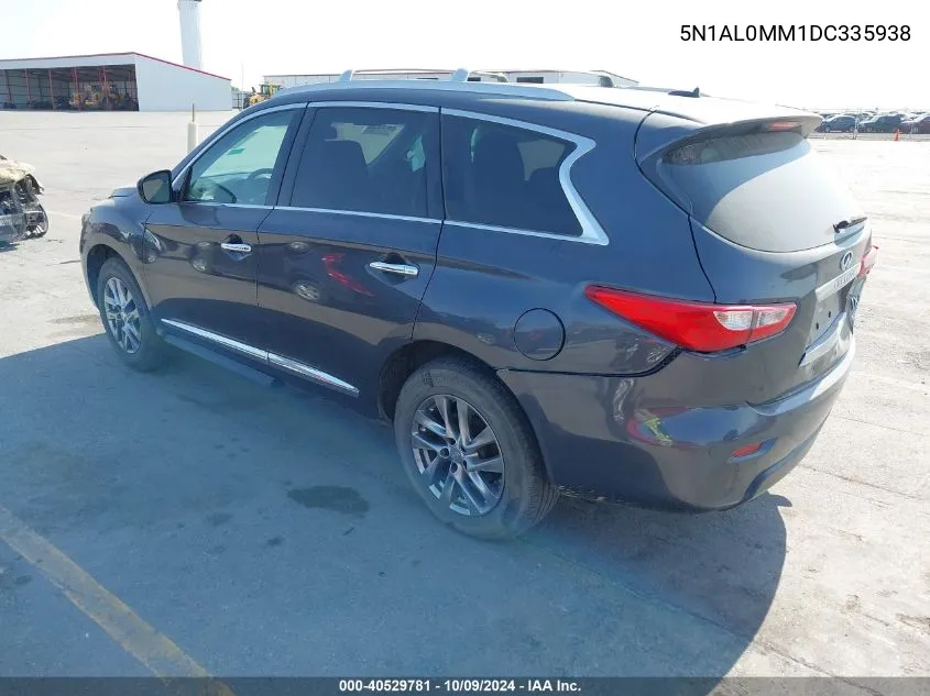 2013 Infiniti Jx35 VIN: 5N1AL0MM1DC335938 Lot: 40529781