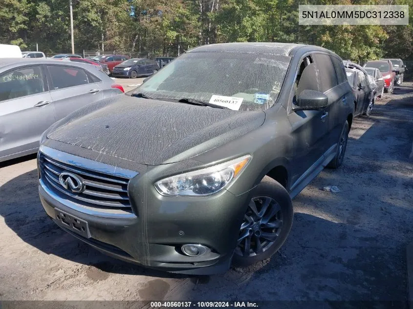 2013 Infiniti Jx35 VIN: 5N1AL0MM5DC312338 Lot: 40560137