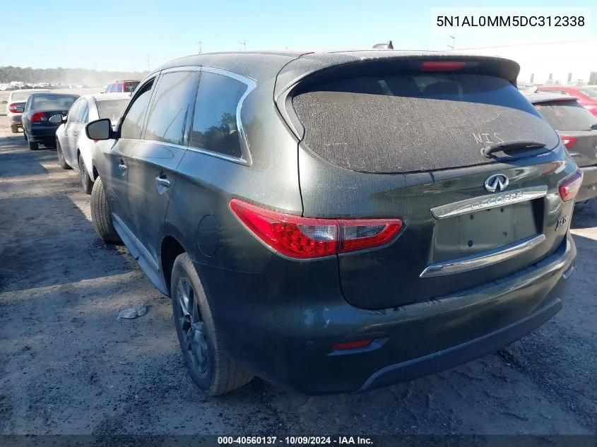 2013 Infiniti Jx35 VIN: 5N1AL0MM5DC312338 Lot: 40560137