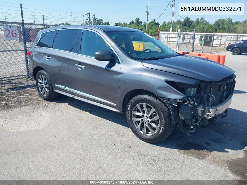 2013 Infiniti Jx35 VIN: 5N1AL0MM0DC332271 Lot: 40569273