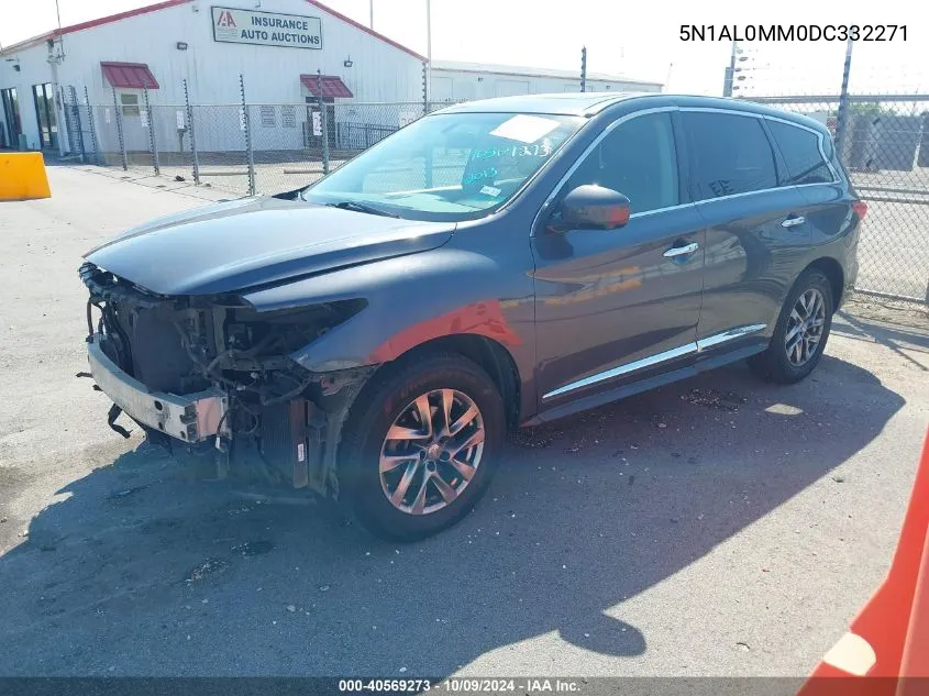 2013 Infiniti Jx35 VIN: 5N1AL0MM0DC332271 Lot: 40569273