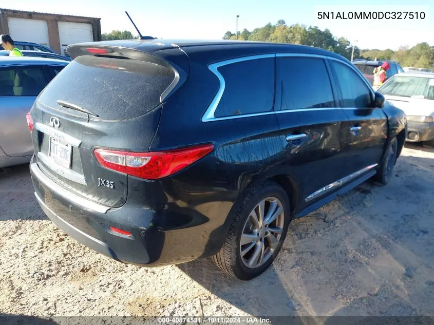 2013 Infiniti Jx35 VIN: 5N1AL0MM0DC327510 Lot: 40574531