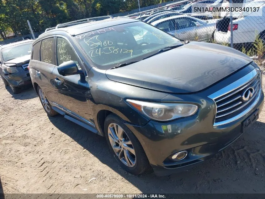 2013 Infiniti Jx35 VIN: 5N1AL0MM3DC340137 Lot: 40579509