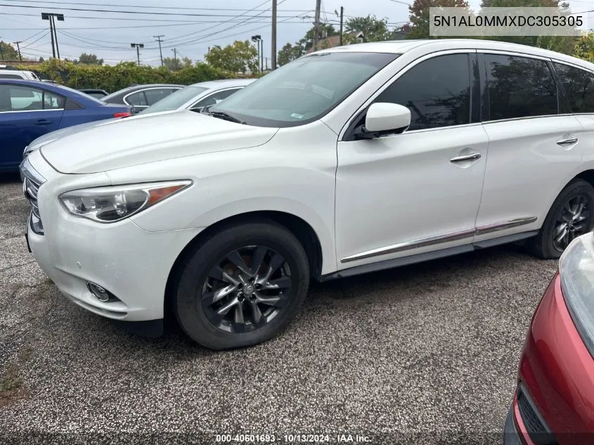 2013 Infiniti Jx35 VIN: 5N1AL0MMXDC305305 Lot: 40601693