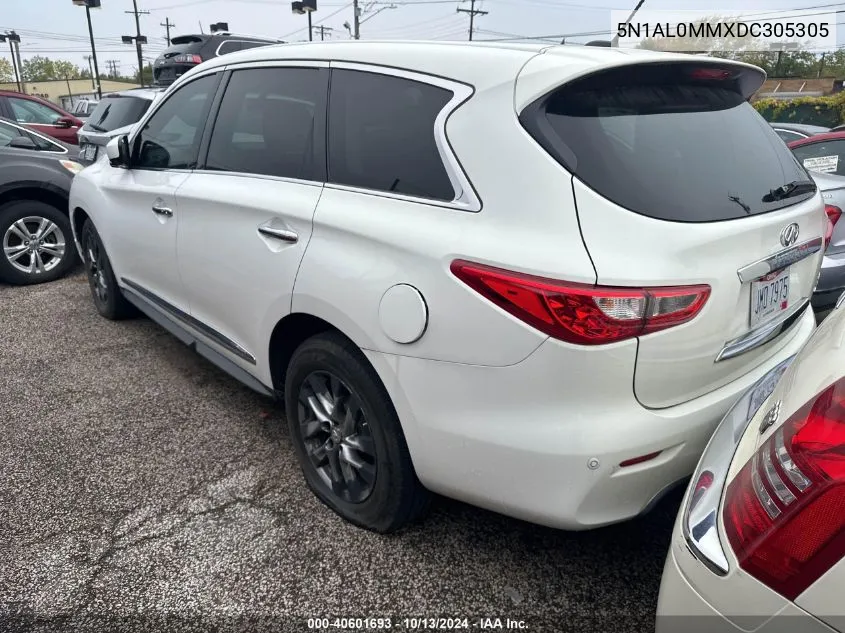 2013 Infiniti Jx35 VIN: 5N1AL0MMXDC305305 Lot: 40601693