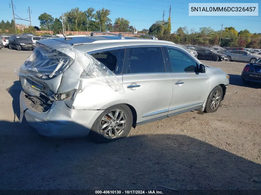 2013 Infiniti Jx35 VIN: 5N1AL0MM6DC326457 Lot: 40610130