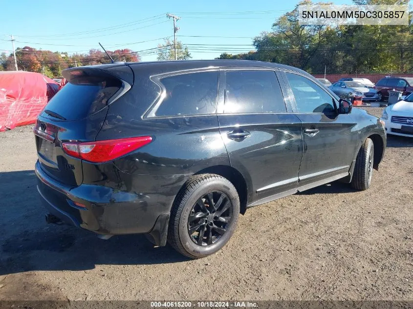 2013 Infiniti Jx35 VIN: 5N1AL0MM5DC305857 Lot: 40615200