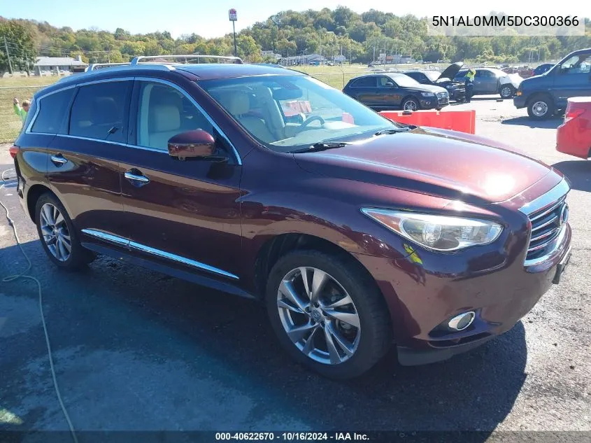 2013 Infiniti Jx35 VIN: 5N1AL0MM5DC300366 Lot: 40622670